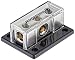 InstallGear 0/2/4 AWG Gauge Power Distribution Block 1/0 Gauge in to (2) 4/8 Gauge Out primary