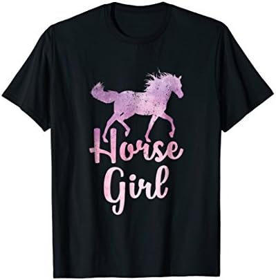 Horse Girl T Shirt Equestrian Horseback Riding Gift