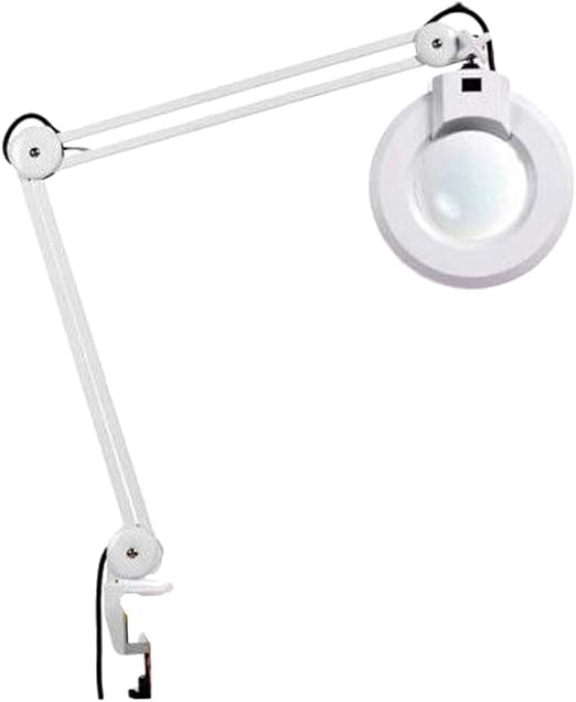 led plegable 8x lupa con luz banco de