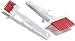 SPARTA 4040505 Silicone Basting Brush With Red Bristles, 3 Inches, Red