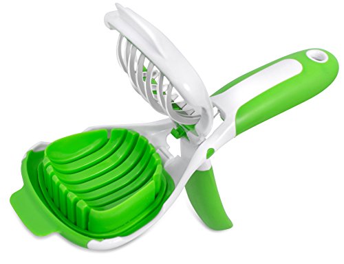 Internet's Best Handy Slicer | Slices Eggs Mushroom Strawberry Kiwi Soft Cheese | Steel Blades | Soft Handle | Kitchen Utensil