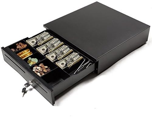 Cash Drawer Box Works Compatible Epson/star POS Printers W/5bill &5coin Tray by Cash Boxes