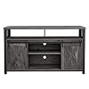 VASAGLE TV Cabinet for 55-inch TVs with Sliding Barn Doors, Entertainment Center and Media Console, TV Stand with…
