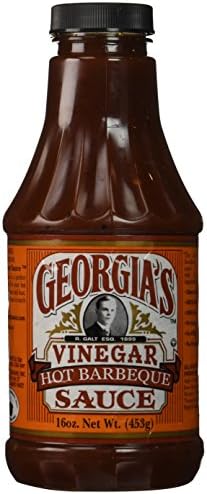 The Sauce Company Georgia's Barbeque Sauce, Vinegar Hot, 16 Ounce
