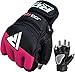 RDX Kids MMA Gloves for Grappling Martial Arts Training | Maya Hide Leather Mitts for Youth |Good for Kickboxing, Sparring, Muay Thai, Junior Cage Fighting & Punching Bag