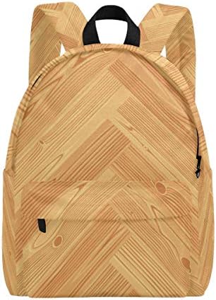 MONTOJ Diagonal Wooden Floor Texture travel backpack for men women