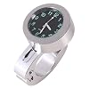 DEWIN Stuurhorloge voor motorfiets, stuurhorloge, waterdicht, geschikt voor motorfietsen, scooters, fietsen