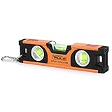 Magnetic Level Tacklife MT-L01 8-Inch Level Aluminum Alloy Torpedo Level Plumb/Level / 45-Degree Measuring Shock Resistant Spirit Level with Detachable Aluminum-alloy Hook