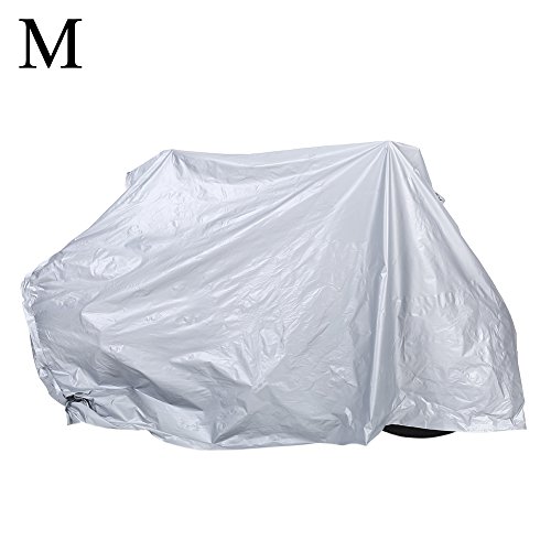 VGEBY1 Bike Cover, Waterproof Bicycle Covers Windproof Dustproof and Rainproof Outdoor Bike Rain Cover for Mountain Road Bike(M)