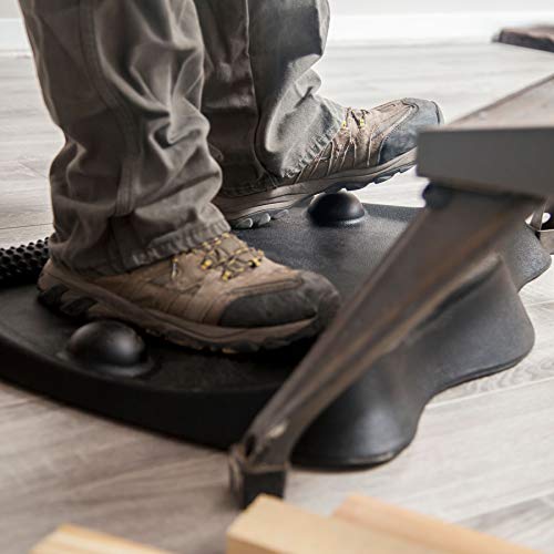 TechOrbits Standing Desk Mat - Ergonomic Anti Fatigue Standing Desk Mats - Beveled Floor Mat Sit Stand Workstation Office Floor Mats