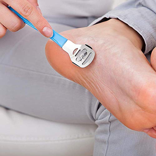 LUVODI 8 in 1 Professional Foot File Rasp Pedicure Kit Callus Cuticle Remover Tool Set for Hard Cracked Dead Skin Corns Best Foot Care for Men Women - Thumbnail 7