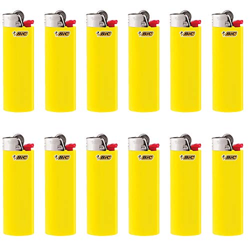 BIC Classic Lighter, Yellow, 12Pack (Packaging May Vary) Pricepulse