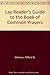 Lay Reader's Guide to the Book of Common Prayers by 