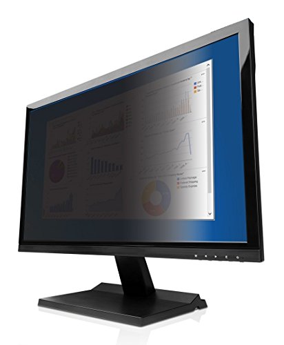 V7 PS21.5W9A2-2N 21.5" Privacy Filter (16:9, 18.76 x 10.56 in / 47.65 x 26.82 cm, cleaning cloth, mounting straps) matt/glossy
