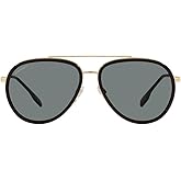BURBERRY Sunglasses BE 3125 101781 Oliver Gold Polar Dark Grey