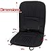 Zone Tech Car Heated Seat Cover Cushion Hot Warmer - 2-Pack 12V Heating Warmer Pad Cover Perfect for Cold Weather and Winter Driving