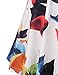 Laksmi Elegant Dresses, Womens Casual Dress A Line Cap Sleeve V Neck (Medium, Multicolor Orange)