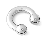316L Surgical Steel Circular Barbell Horseshoe 4g