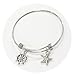 Tosnail 16 Pack Stainless Steel Expandable Wire Bangle Blank Bangle Bracelet for Jewelry Making
