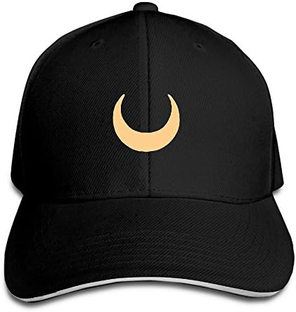 Sailor Moon Symbol Cool Design Best Gift Style Cap Sun Hats Strapback Hat Black