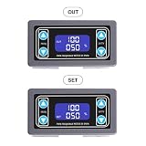 WHDTS Adjustable Signal Generator, 1Hz-150KHz 1-Channel PWM Pulse Frequency DC 3.3V-30V 5-30mA LCD Display Module