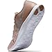 NIKE Women's Flex Contact Running Shoe White/Metallic Silver-Particle Pink 7