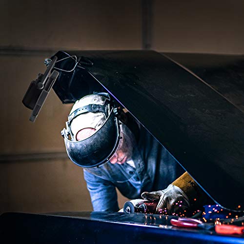 Illushine LED Work Light, 10W 1500 Lumen Rechargeable Work Lights, Portable COB Flood Lights, Waterproof LED Floodlight for Job Site Lighting, Emergency Car Repairing, Camping Hiking