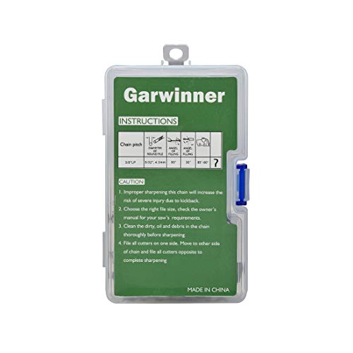 Garwinner 16-Inch Chainsaw-Chain with 56 Drive Links 3/8" Pitch Semi Chisel for Husqvarna Poulan Homelite Ryobi Worx Oregon Chainsaw Pack of 1 - Thumbnail 3