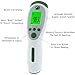 Eco4us - Non-Contact Infrared Talking Thermometer, Large Backlit LCD Display, Announces Temperature in 3 Languages. Reads Body, Surface, Room Temperatures, Visually Impaired Friendly