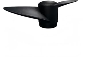 AerisZensca Propeller Replacement Compatible with Minn Kota 35D, Trolling Motor Prop for Fishing Boats, Smooth Water Propulsi