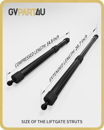 GVPART4U 6891009010 Liftgate Actuator Compatible with Toyota RAV4 2013-2018 Electric Rear Hatch Lift Struts 1 Pair, 2Pcs Trunk Tailgate Power Shock Support Replacement 6892009010