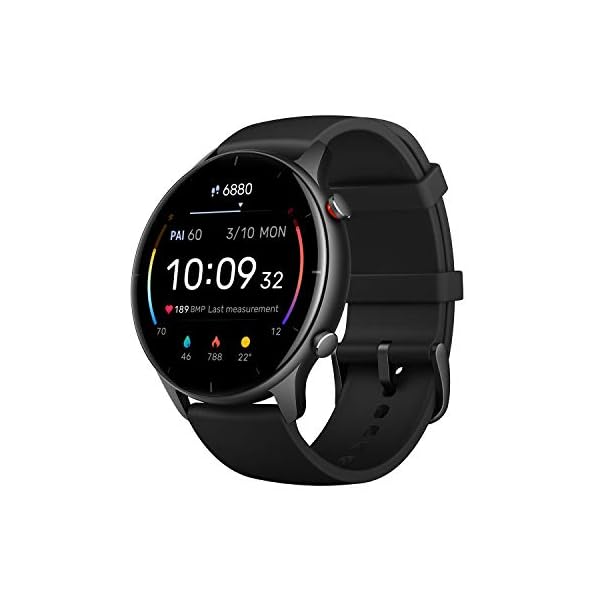 Amazfit-GTR-2e-Health-Fitness-Smartwatch-with-GPS-247-Heart-Rate-Monitoring-Exercise-Tracking-24-Days-Battery-Music-Control-Obsidian-Black Amazfit GTR 2E - Smartwatch,GPS Black