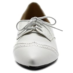 Ollio Women's Ballet Shoe Flat Enamel Pointed Toe