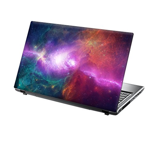 TaylorHe 15.6 inch 15 inch Laptop Skin Vinyl Decal with Colorful Patterns and Leather Effect