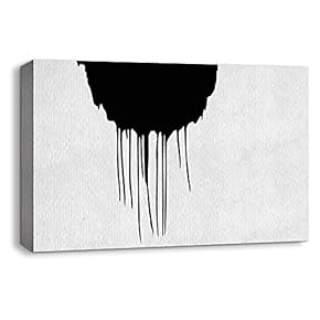 Canvas Wall Art Rustic Ink Pictures Home Wall Decorations for Bedroom Living Room Paintings Canvas Prints Framed - 12x18 inches