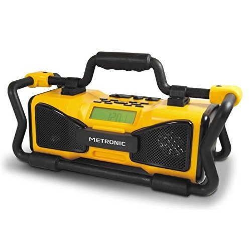 title=Metronic 477207- Radio da cantiere, colore: Blu