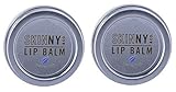 Skinny & Co. Coconut Oil Peppermint Lip Balm Tin - 2 Pack
