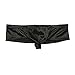 iEFiEL Mens Shiny Cap Cover Bulge Pouch Low Rise Mini Bikini Briefs Lingerie Underwear Black M