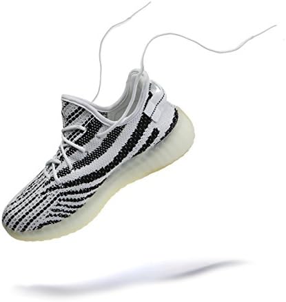moyy Men's Women's Breathable Mesh Boost 350 V2 Sport Sneakers Running Shoes Fitness Sneakers (US_8.5/EUR_42/cm_26, Zebra)