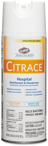 CLO49100 - Hospital Germicide, Citrus, 14oz Aerosol Can by Citrace