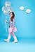 100pcs of 12-Inch Solid Metallic Latex Balloons with 65 Yards Crimped Curling Ribbon (BABY BLUE, PACK OF 100)