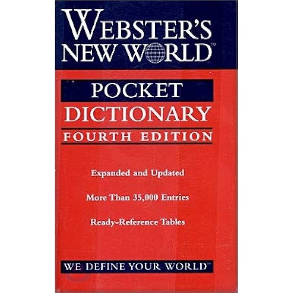 Amazon.com: Webster's New World Pocket Dictionary, Fourth
