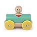3 Piece Tegu Magnetic Racer Building Block Set, Teal Big Top