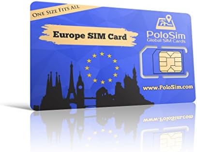 PoloSIM Europe SIM Card Calls, Texts & Data with $10 Credit