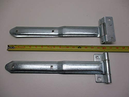 (4) Cargo Utility Trailer RV Door 16" Strap Hinges/Offset Bent Hinges