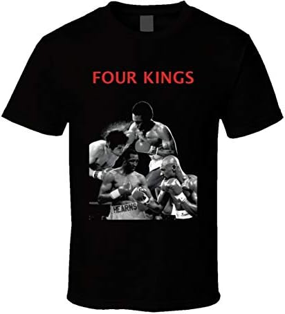 Marvin Hagler Vs Sugar Ray Leonard Retro 80's Boxing Fight T Shirt