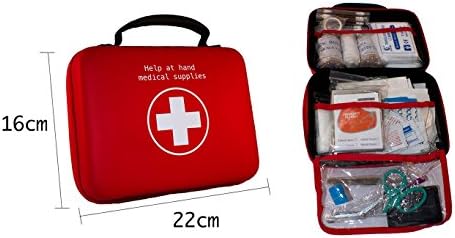 First Aid Kit by Help at Hand - 100 Piece All Purpose Complete Emergency Medical Supplies Bag for Adults, Kids, Teens, Students - Great for Car, Home, Camping, Hiking, Adventure, Survival &amp; Outdoors