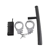 Tinksky Boys' Policeman Role Play Toy Walkie Talkie Police Baton Handcuffs Set Halloween April Fool 's Day children's party Decoration