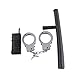 Tinksky Boys' Policeman Role Play Toy Walkie Talkie Police Baton Handcuffs Set Halloween April Fool 's Day children's party Decoration