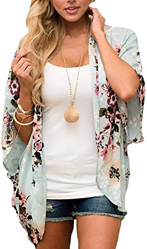 Kimono Swimsuit Cover-Up Caridgan Beach Loose Top for Women
